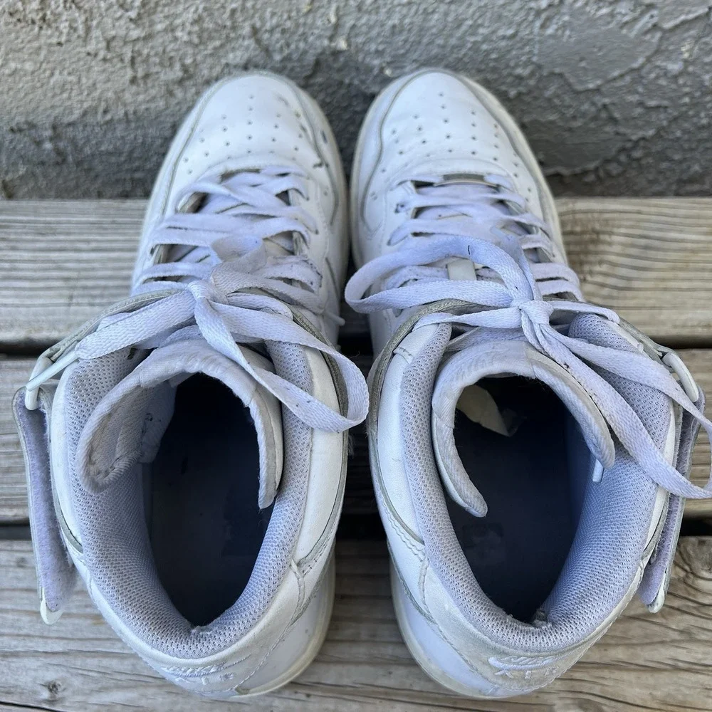 Nike Shoes Men Size 13 Air‎ Force 1 Mid  White Sneakers Hi